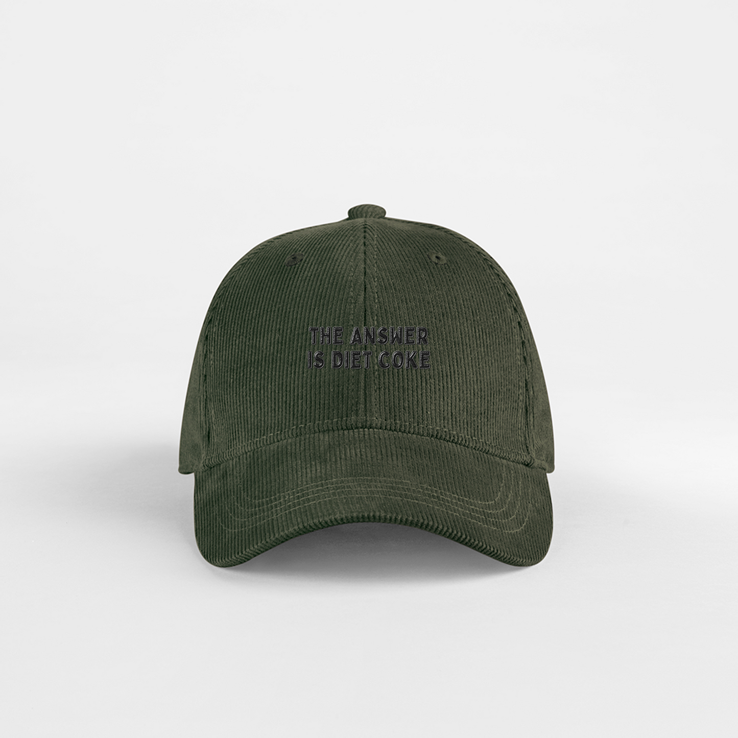 The Answer Is Diet Coke | Organic Cord Cap