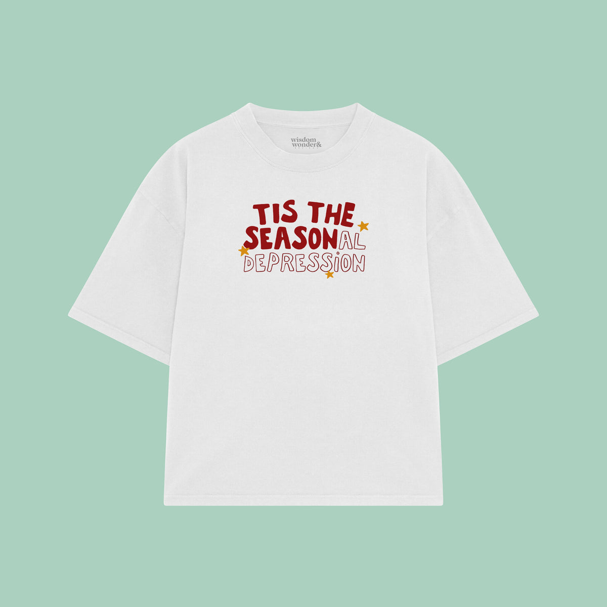 Tis The Seasonal Depression | Christmas Boxy T Shirt