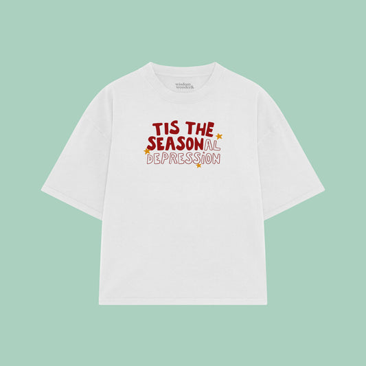 Tis The Seasonal Depression | Christmas Boxy T Shirt