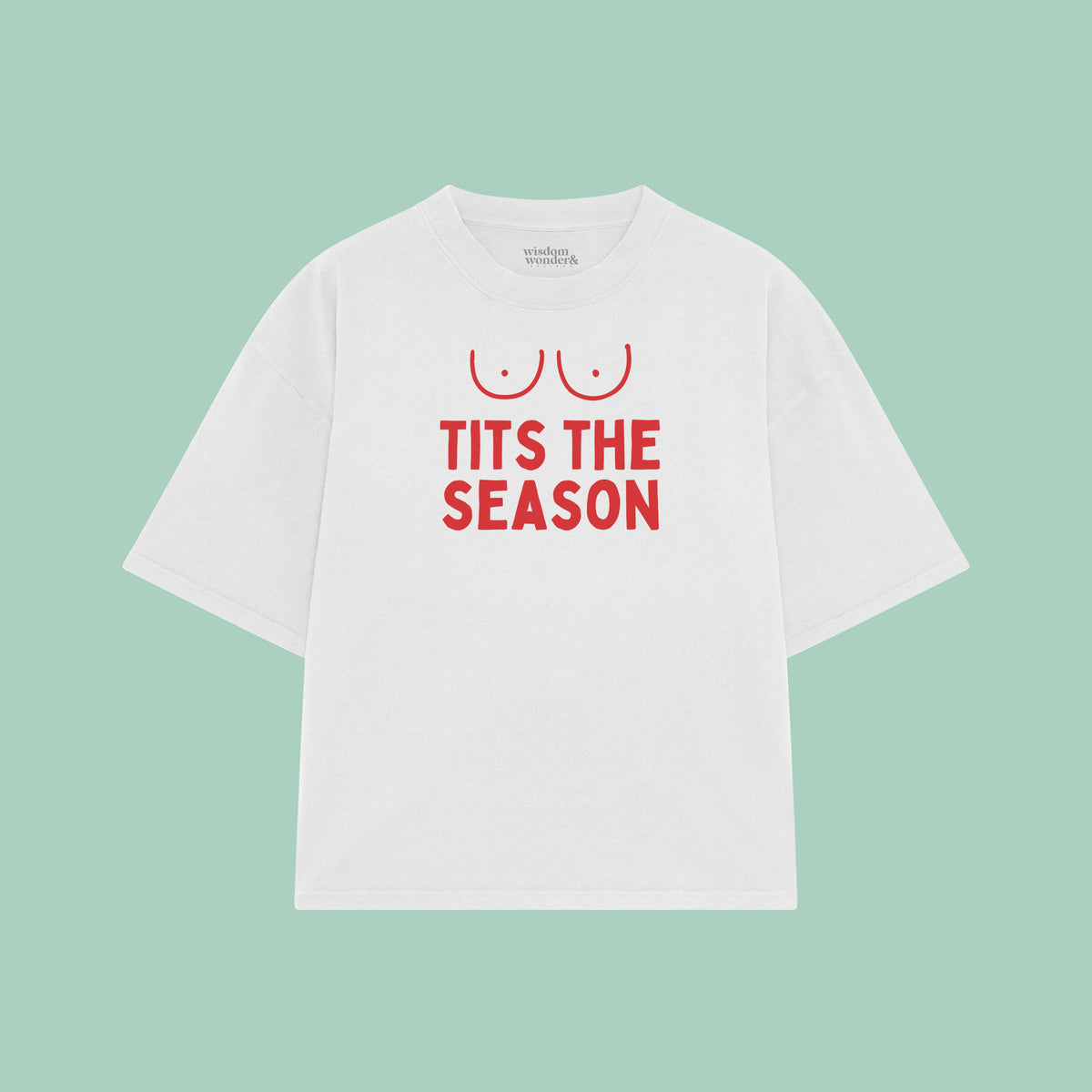 Tits The Season | Christmas Boxy T Shirt