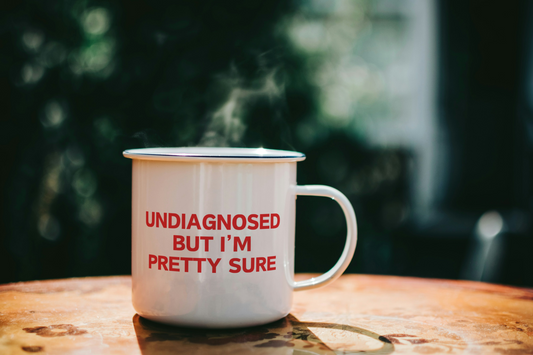Undiagnosed But I'm Pretty Sure | Enamel Mug