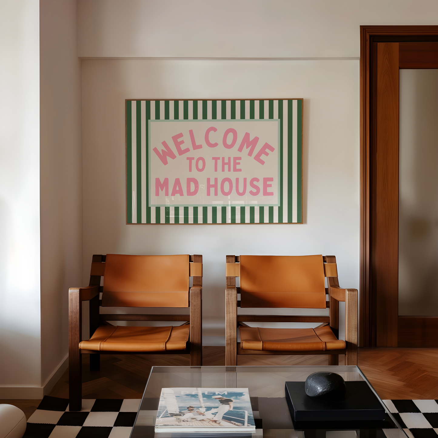Welcome To The Mad House | Wall Art Print
