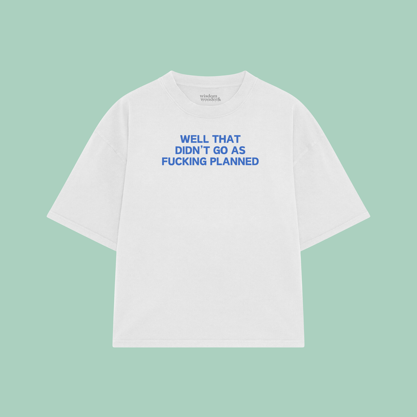Well That Didn't Go As Fucking Planned | Boxy T Shirt