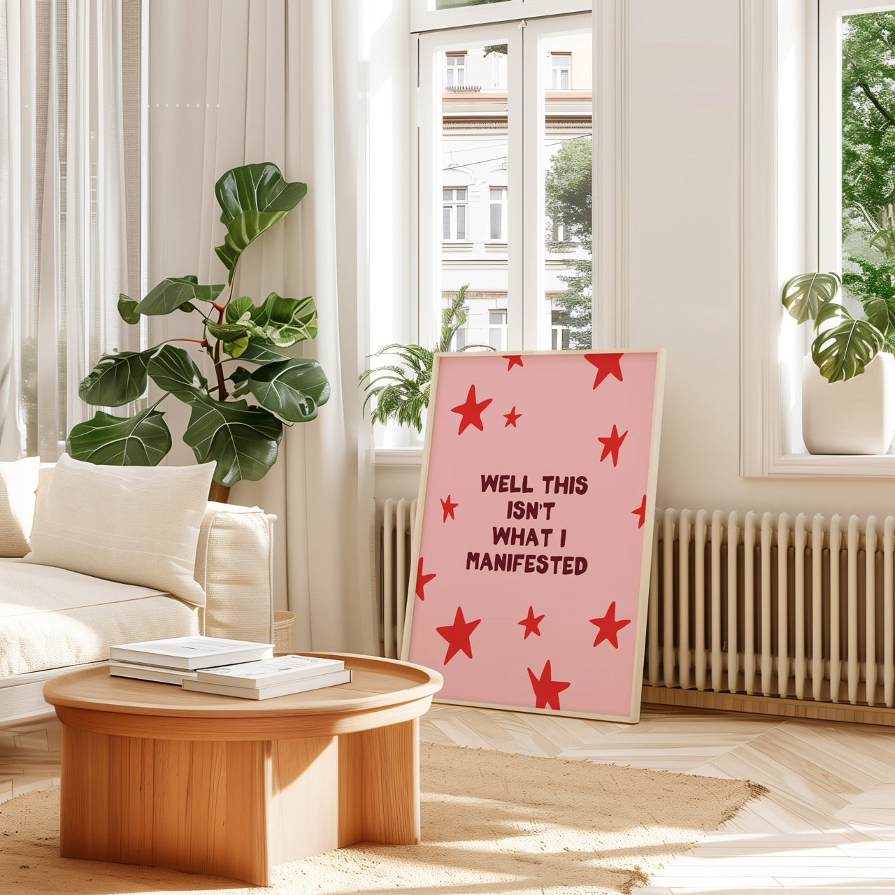 Well That Isn't What I Manifested | Plum & Blush | Art Print