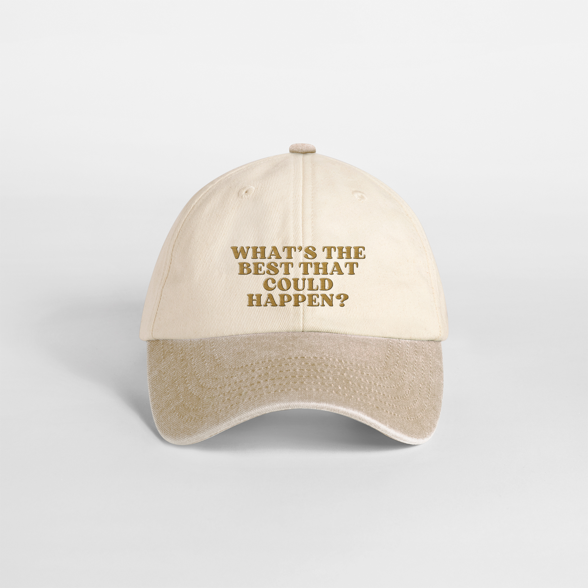 What's The Best That Could Happen? | Vintage Two Tone Cap