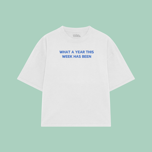 What A Year This Week Has Been | Boxy T Shirt