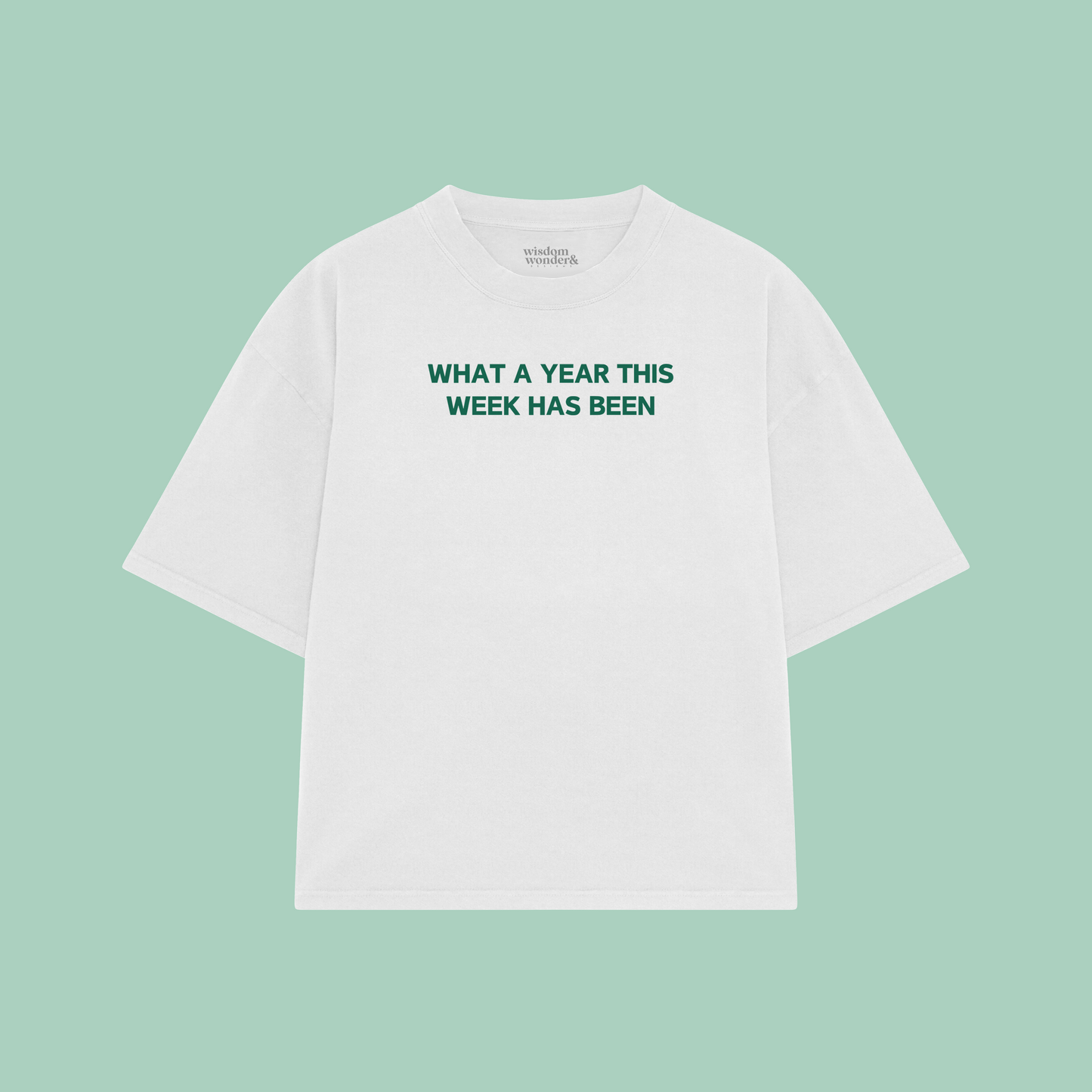 What A Year This Week Has Been | Boxy T Shirt