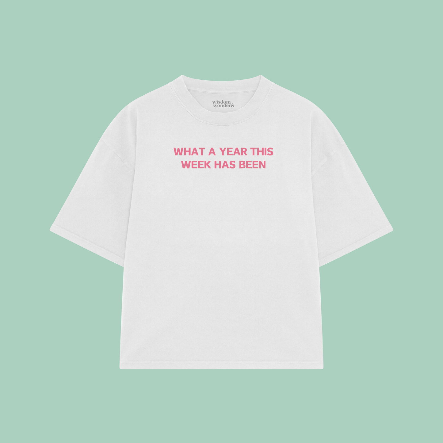 What A Year This Week Has Been | Boxy T Shirt