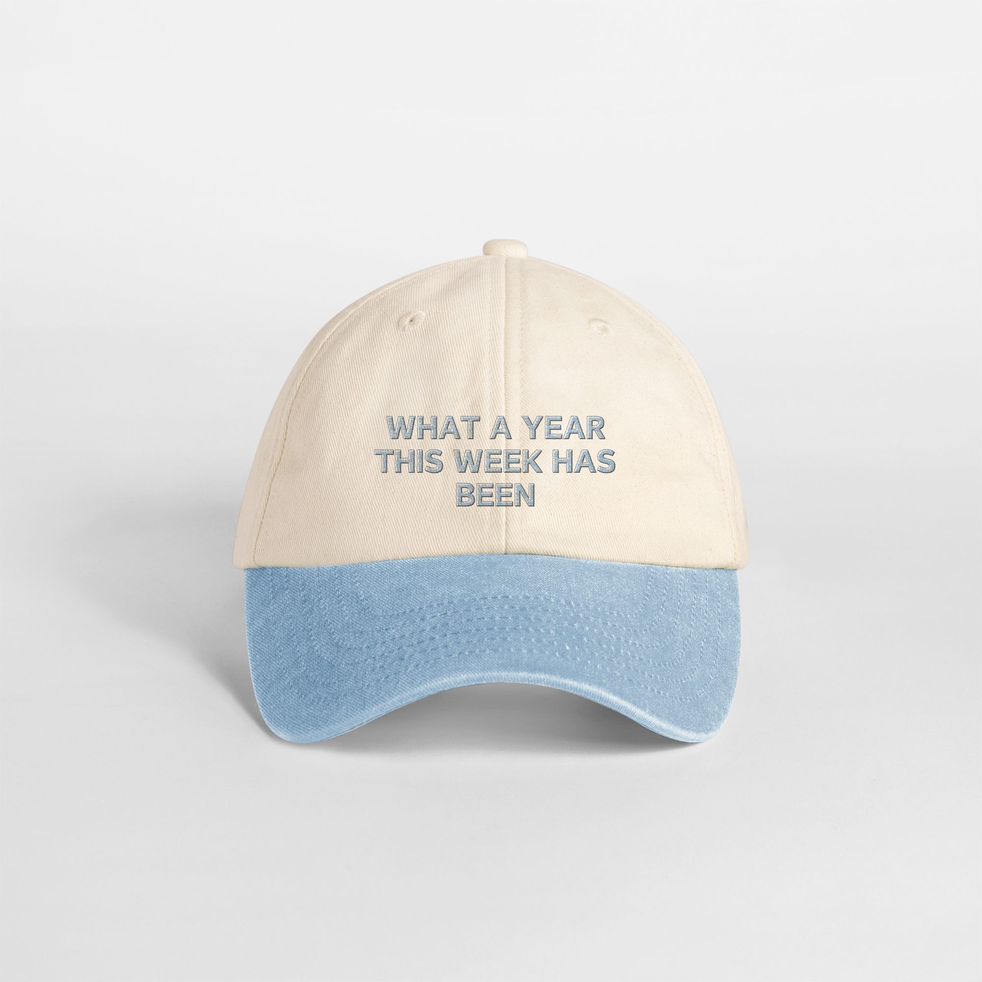 What A Year This Week Has Been | Vintage Two Tone Cap