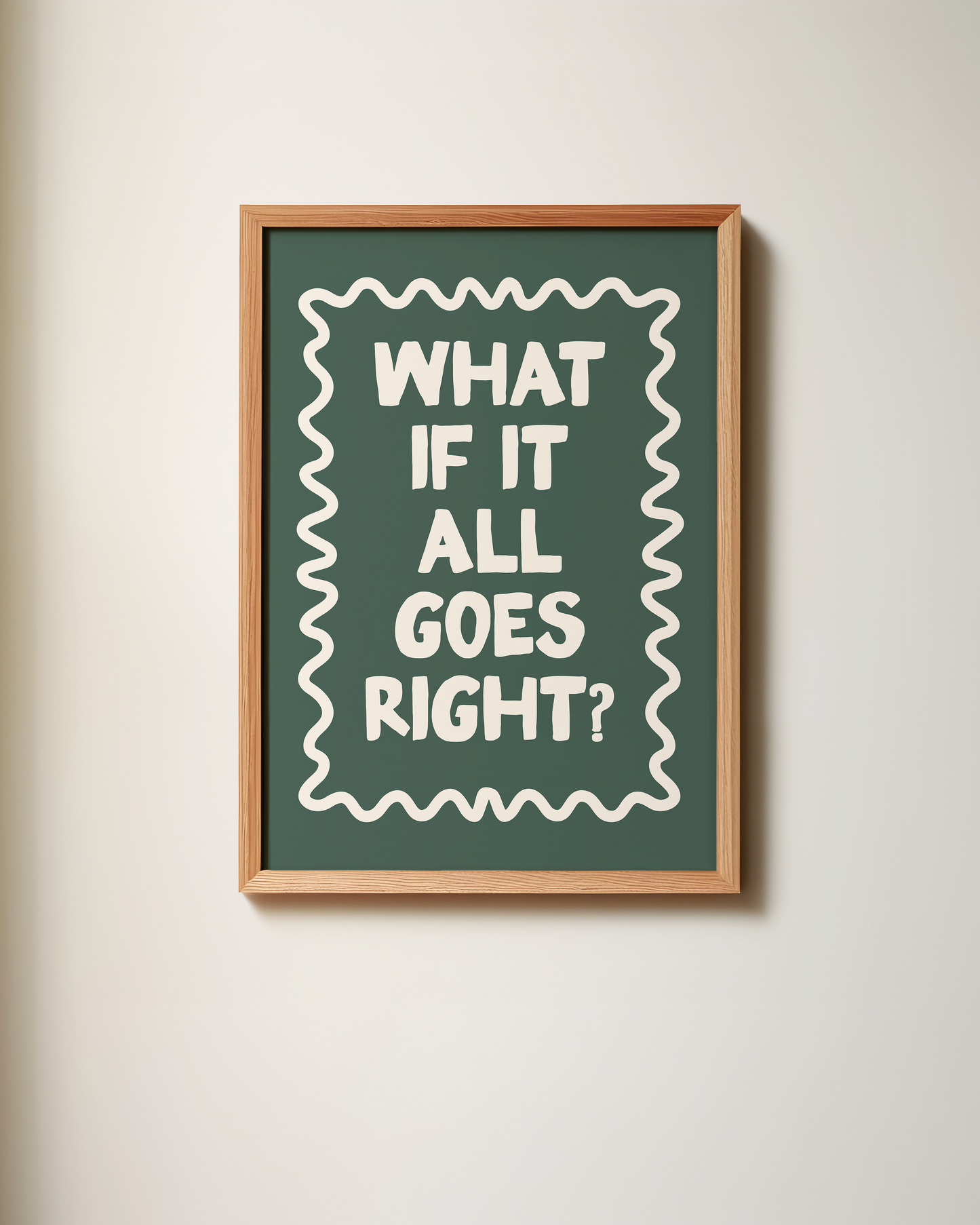 WISDOM & WONDER DESIGNS X MIND | What If It All Goes Right | Art Print
