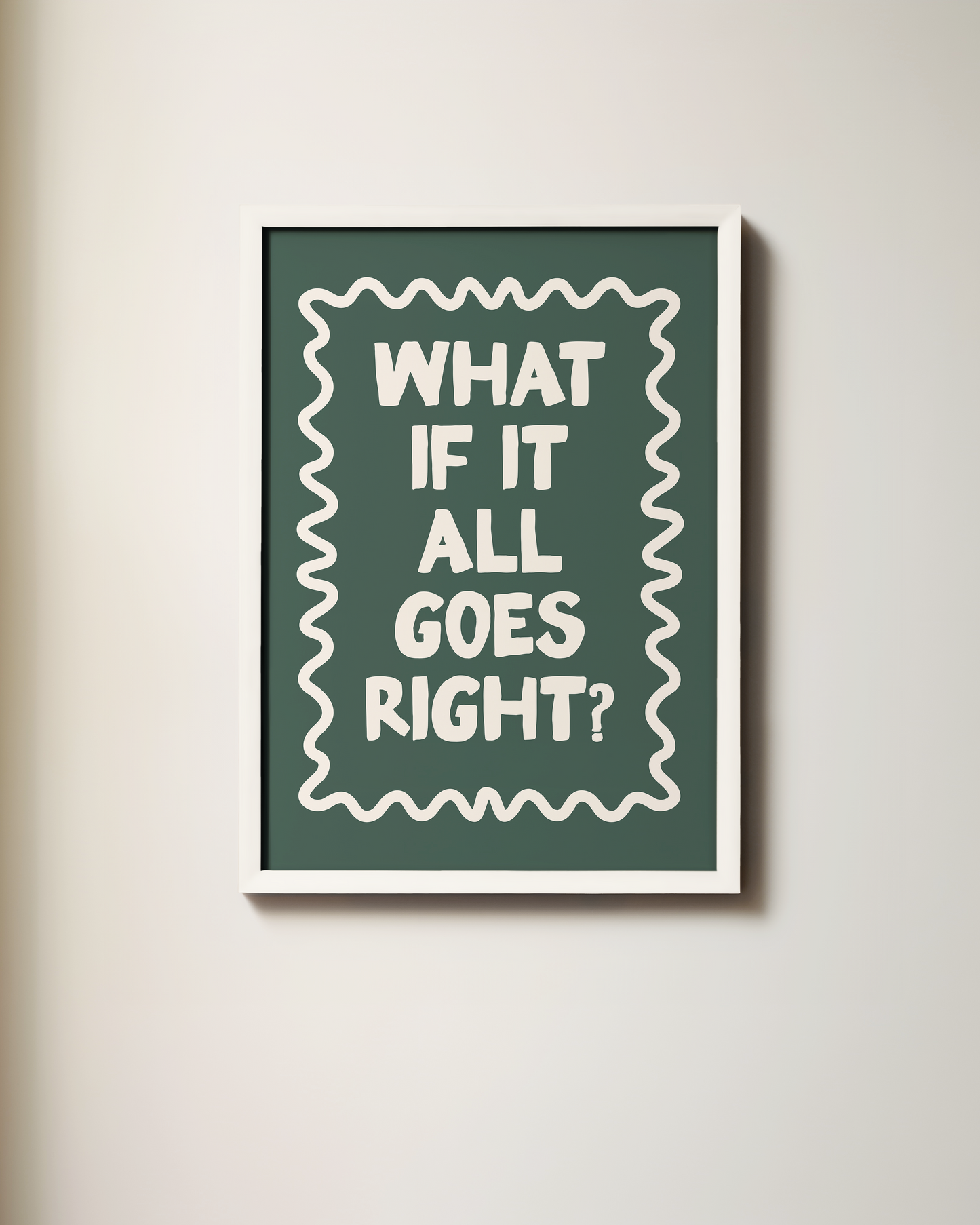 WISDOM & WONDER DESIGNS X MIND | What If It All Goes Right | Art Print