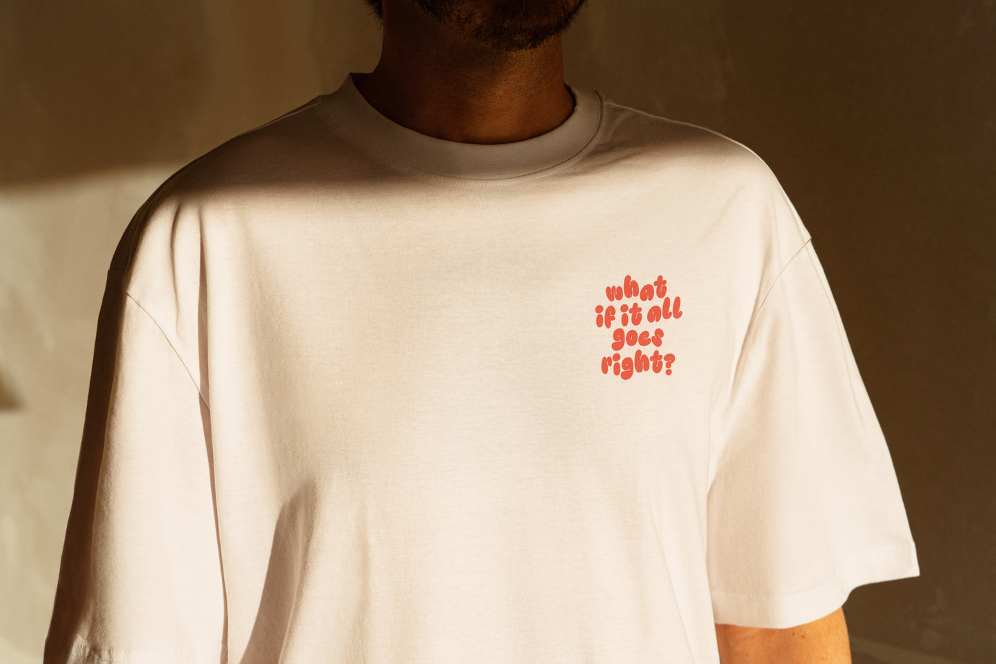 WISDOM & WONDER DESIGNS X MIND | What If It All Goes Right | Organic Unisex T Shirt