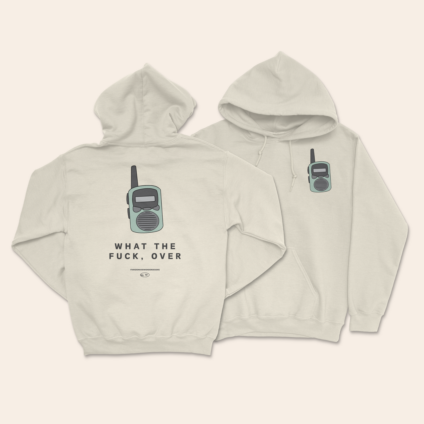 What The Fuck, Over | Unisex Hoodie