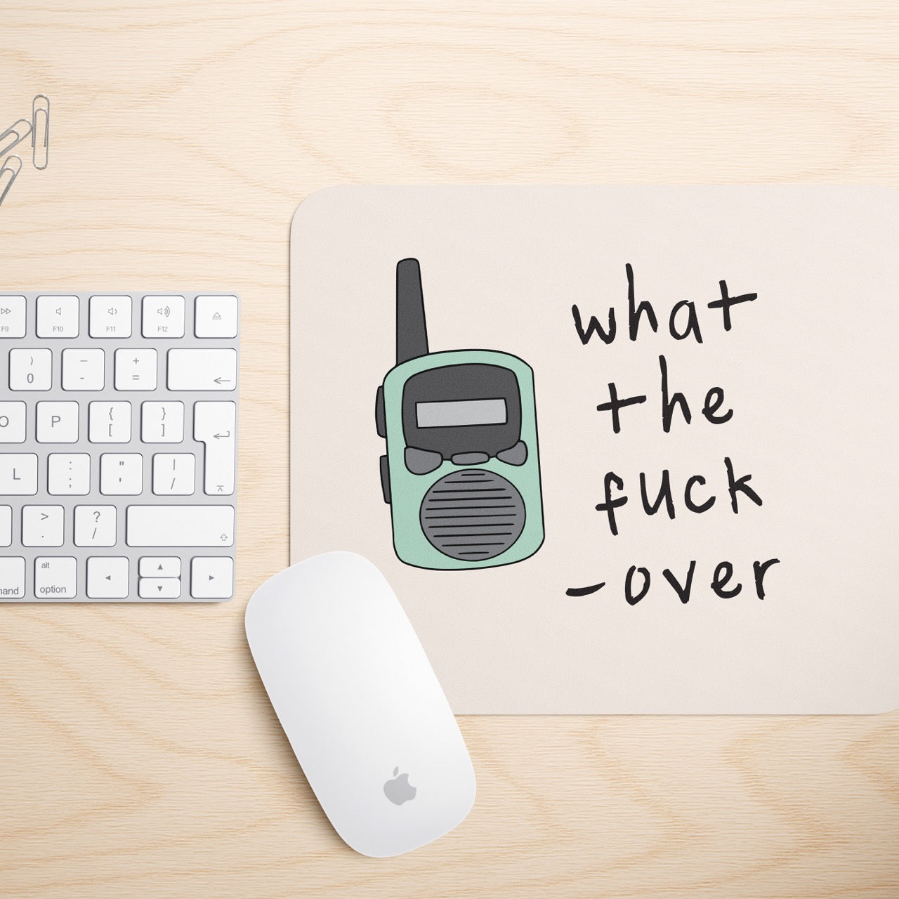 What The Fuck, Over | Mouse Mat