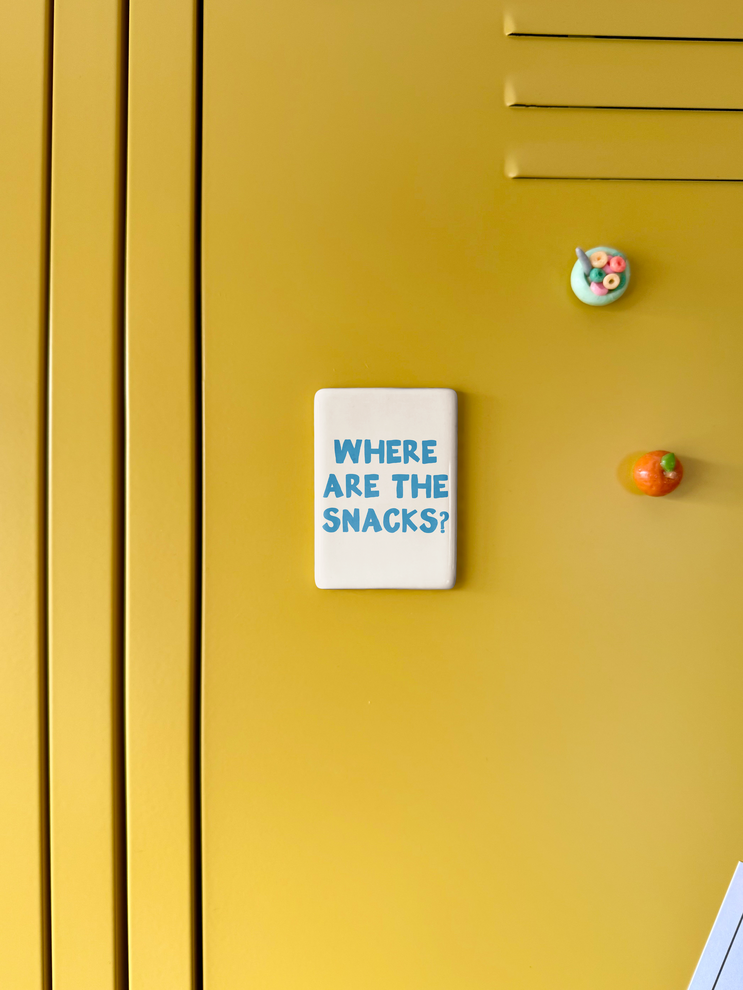 Where Are The Snacks | Ceramic Magnet