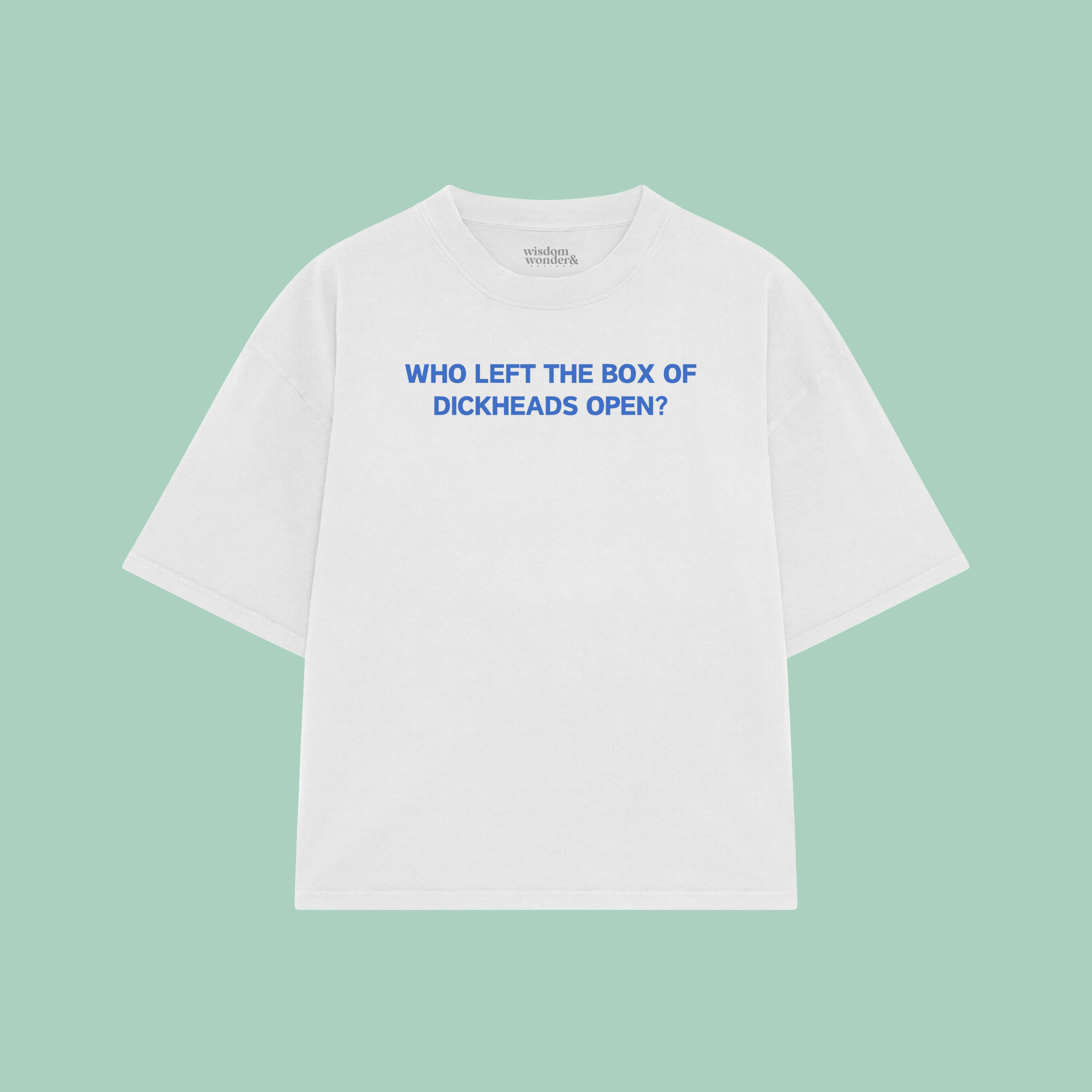 Who Left The Box Of Dickheads Open? | Boxy T Shirt