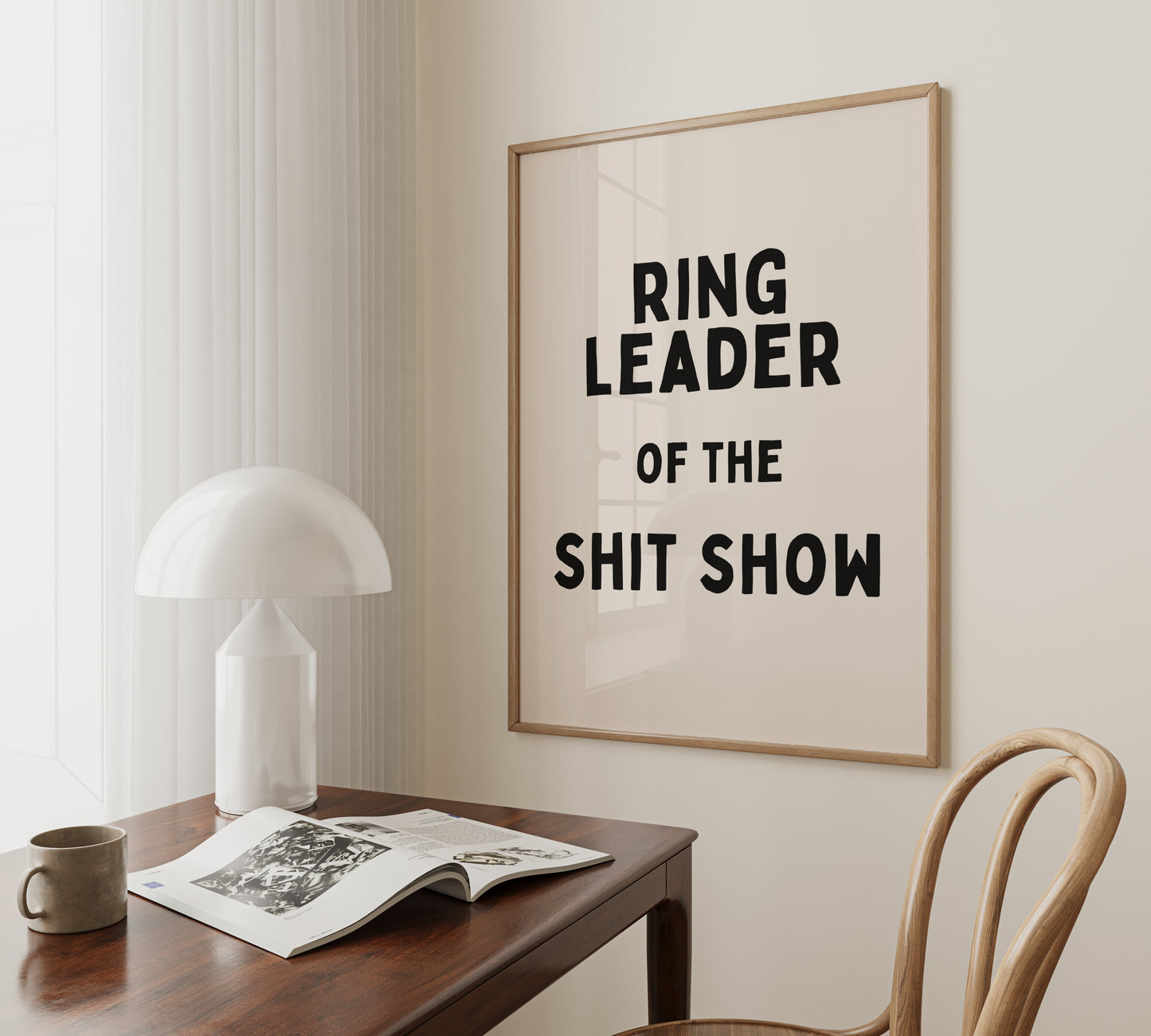 Digital Download | Ring Leader Of The Shit Show | Black and Cream