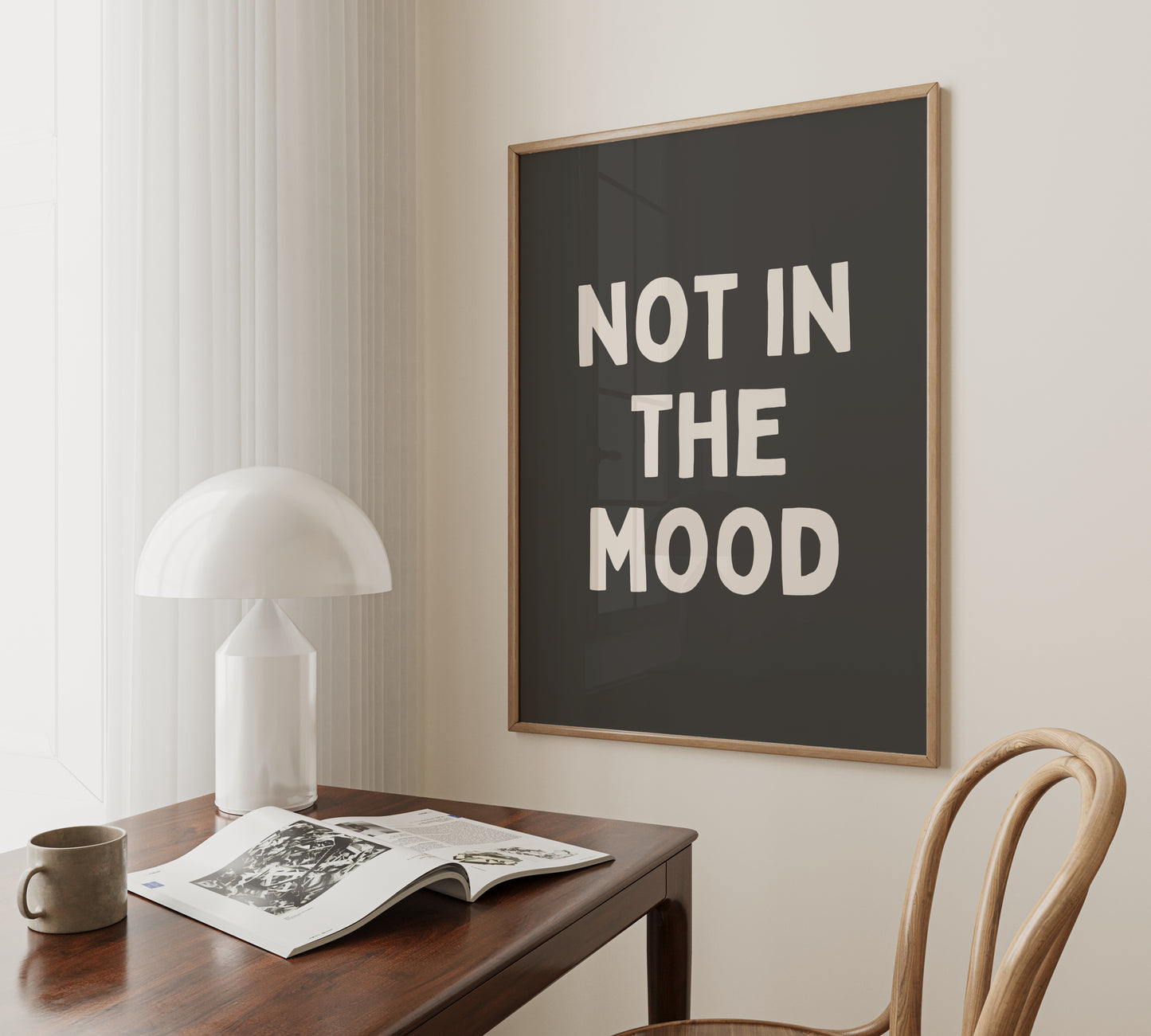 Digital Download | Not In The Mood | Cream and Charcoal