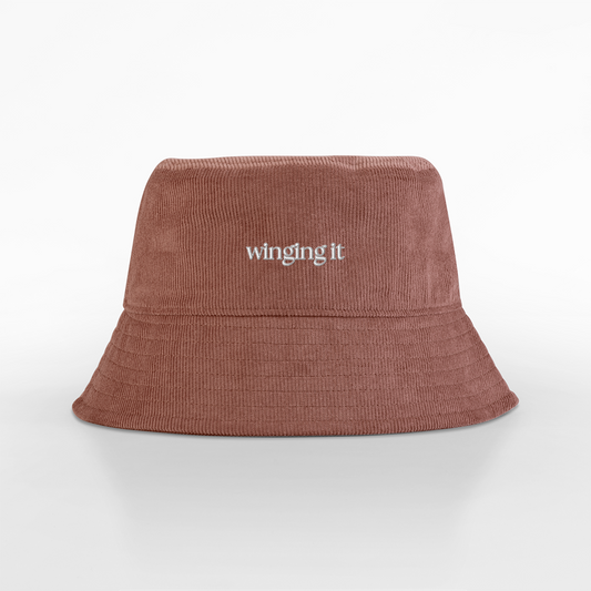 Winging It | Organic Cord Bucket Hat