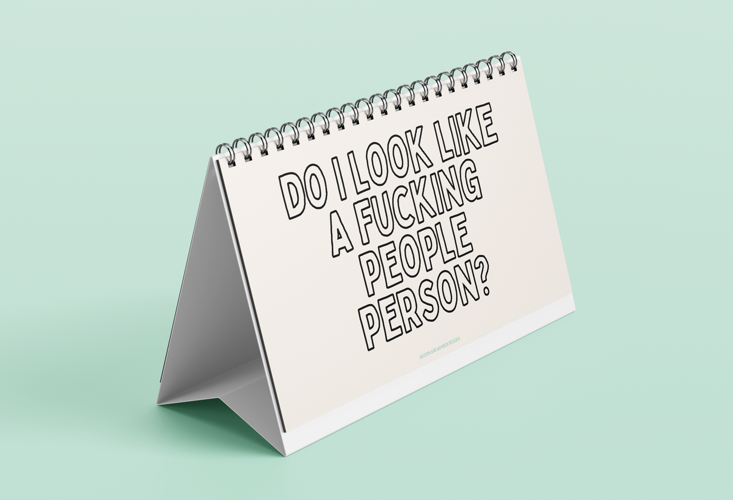 Work Inspired Flip Book | Things I Want To Say At Work But Can't | 26 Work Inspired Prints