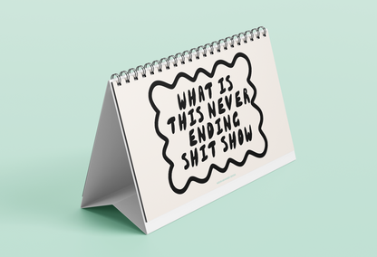 Work Inspired Flip Book | Things I Want To Say At Work But Can't | 26 Work Inspired Prints