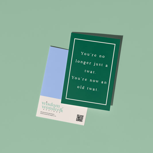 You're No Longer Just | Greeting Card