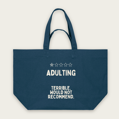 Adulting | Tote Bag in Deep Teal (18437_Adulting_STAU117_Deep-Teal_Tote-Bag_Mockup.png)