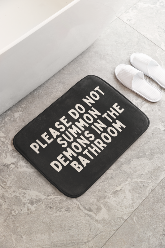 Please Don't Summon The Demons | Bath Mat