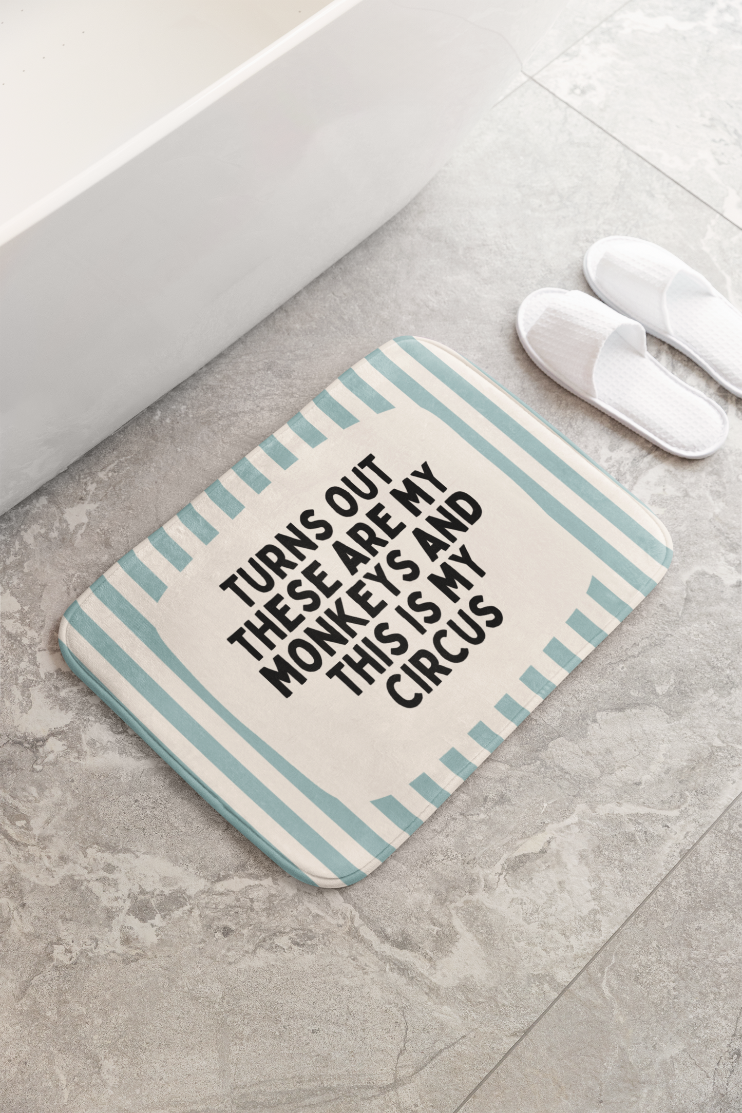 Turns Out These Are My Monkeys | Bath Mat