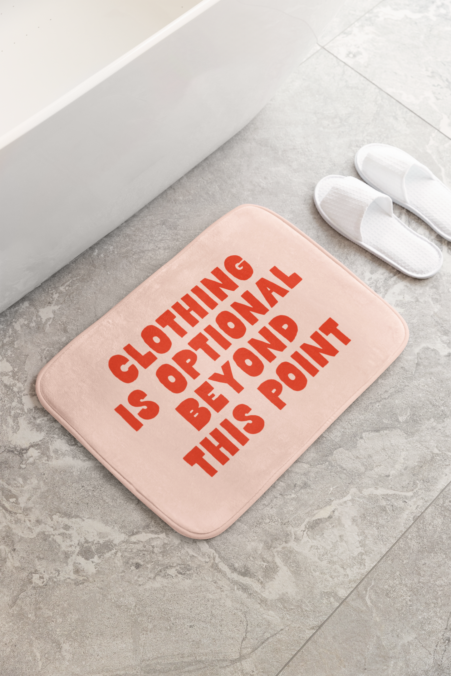 Clothing Is Optional | Bath Mat