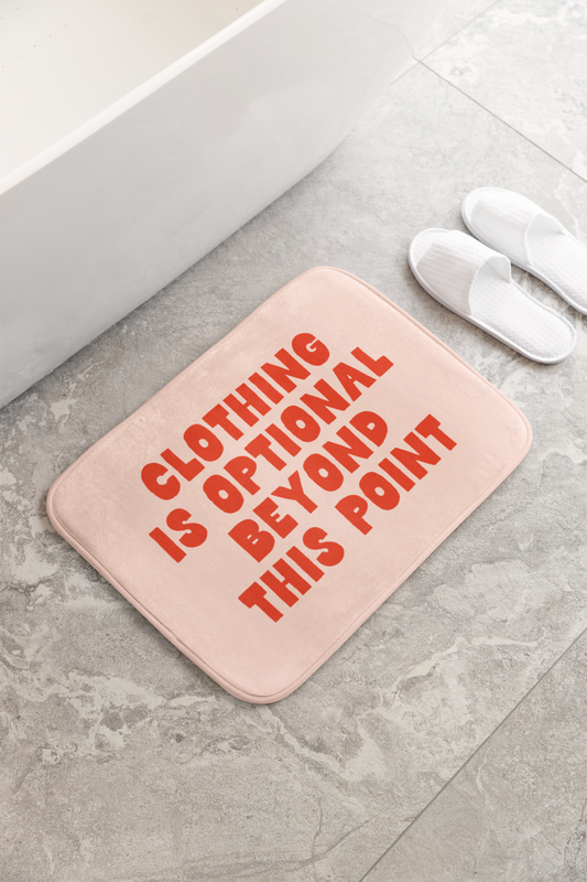 Clothing Is Optional | Bath Mat