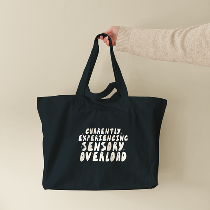 Currently Experiencing Sensory Overload | Tote Bag (lifestyle-1-18471_Currently-Experiencing-Sensory-Overload_STAU117_Black_Tote-Bag.png)