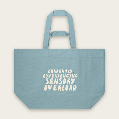 Currently Experiencing Sensory Overload | Tote Bag in Pebble Blue (18477_Currently-Experiencing-Sensory-Overload_STAU117_Pebble-Blue_Tote-Bag_Mockup.png)