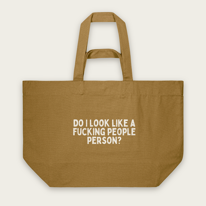 Do I Look Like A Fucking People Person | Tote Bag in Bronze (18480_Do-I-Look-Like-A-Fucking-People-Person_STAU117_Bronze_Tote-Bag_Mockup.png)