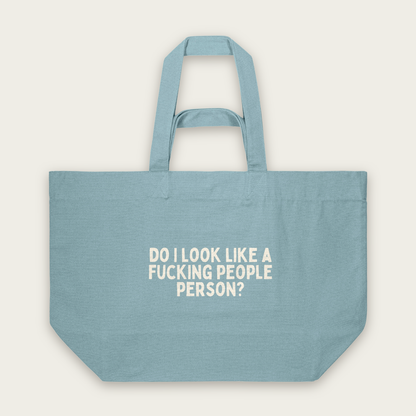 Do I Look Like A Fucking People Person | Tote Bag in Pebble Blue (18486_Do-I-Look-Like-A-Fucking-People-Person_STAU117_Pebble-Blue_Tote-Bag_Mockup.png)