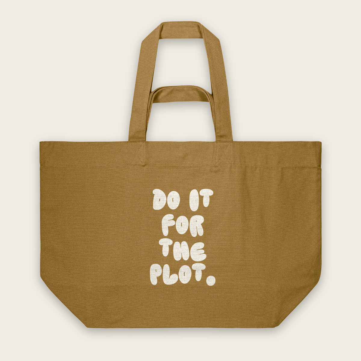 Do It For The Plot | Tote Bag in Bronze (18489_Do-It-For-The-Plot_STAU117_Bronze_Tote-Bag_Mockup.png)
