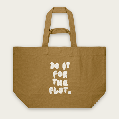 Do It For The Plot | Tote Bag in Bronze (18489_Do-It-For-The-Plot_STAU117_Bronze_Tote-Bag_Mockup.png)