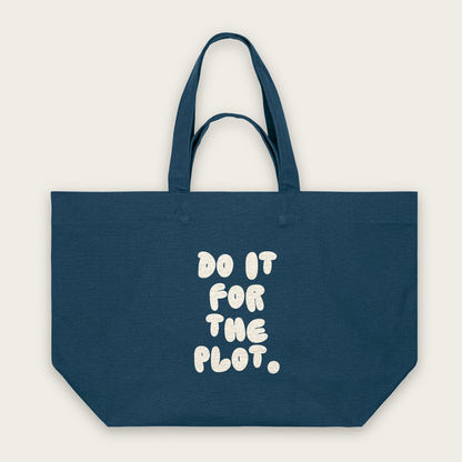Do It For The Plot | Tote Bag in Deep Teal (18490_Do-It-For-The-Plot_STAU117_Deep-Teal_Tote-Bag_Mockup.png)