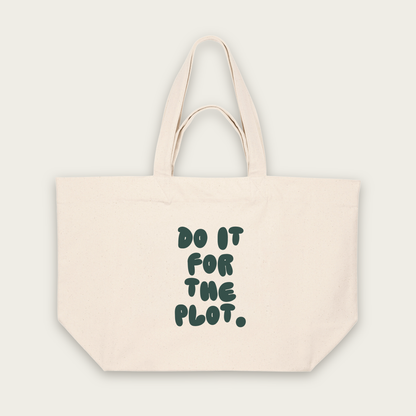 Do It For The Plot | Tote Bag in Natural Raw (18494_Do-It-For-The-Plot_STAU117_Natural-Raw_Tote-Bag_Mockup.png)