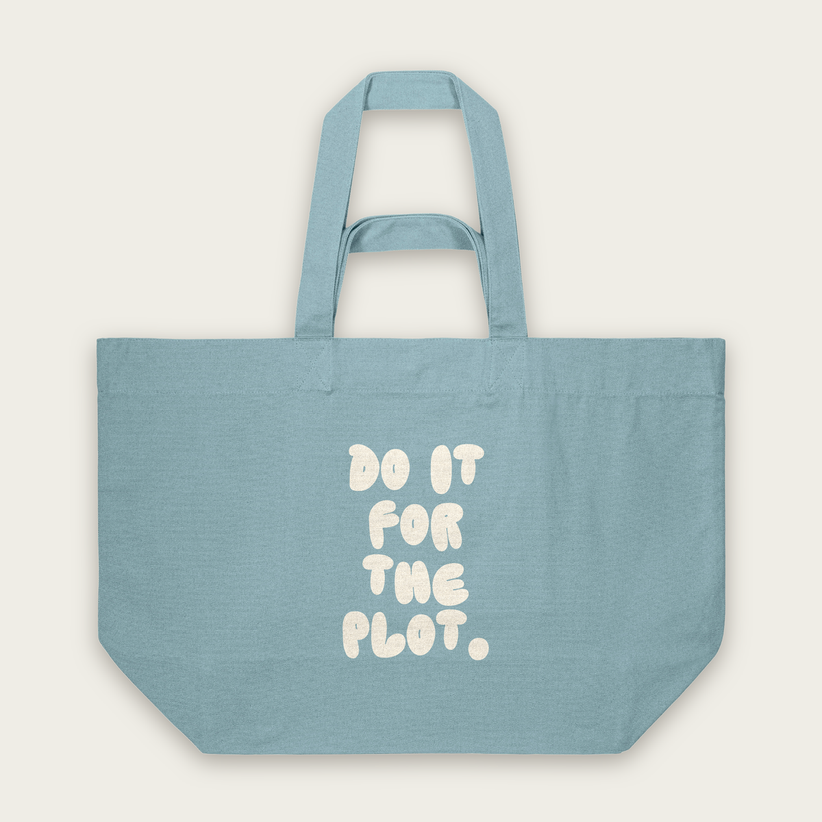 Do It For The Plot | Tote Bag in Pebble Blue (18495_Do-It-For-The-Plot_STAU117_Pebble-Blue_Tote-Bag_Mockup.png)