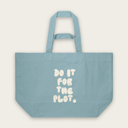 Do It For The Plot | Tote Bag in Pebble Blue (18495_Do-It-For-The-Plot_STAU117_Pebble-Blue_Tote-Bag_Mockup.png)