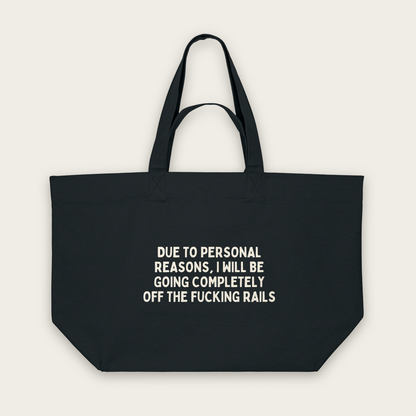 Due To Personal Reasons | Tote Bag in Black (18515_Due-To-Personal-Reasons_STAU117_Black_Tote-Bag_Mockup.png)