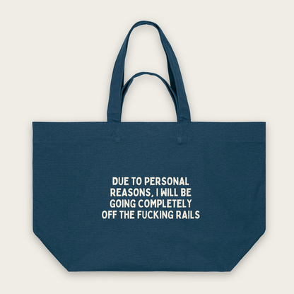 Due To Personal Reasons | Tote Bag in Deep Teal (18517_Due-To-Personal-Reasons_STAU117_Deep-Teal_Tote-Bag_Mockup.png)