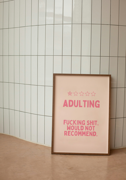 Digital Download | Adulting | Pink