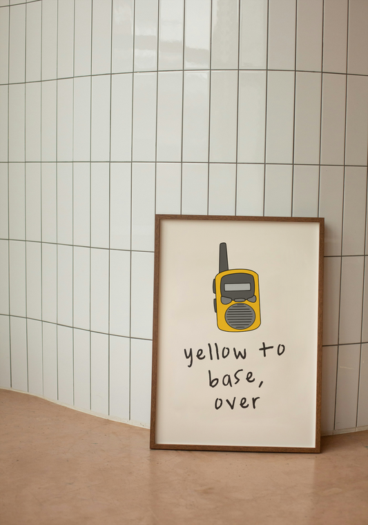 Custom | Yellow To Base, Over | Art Print