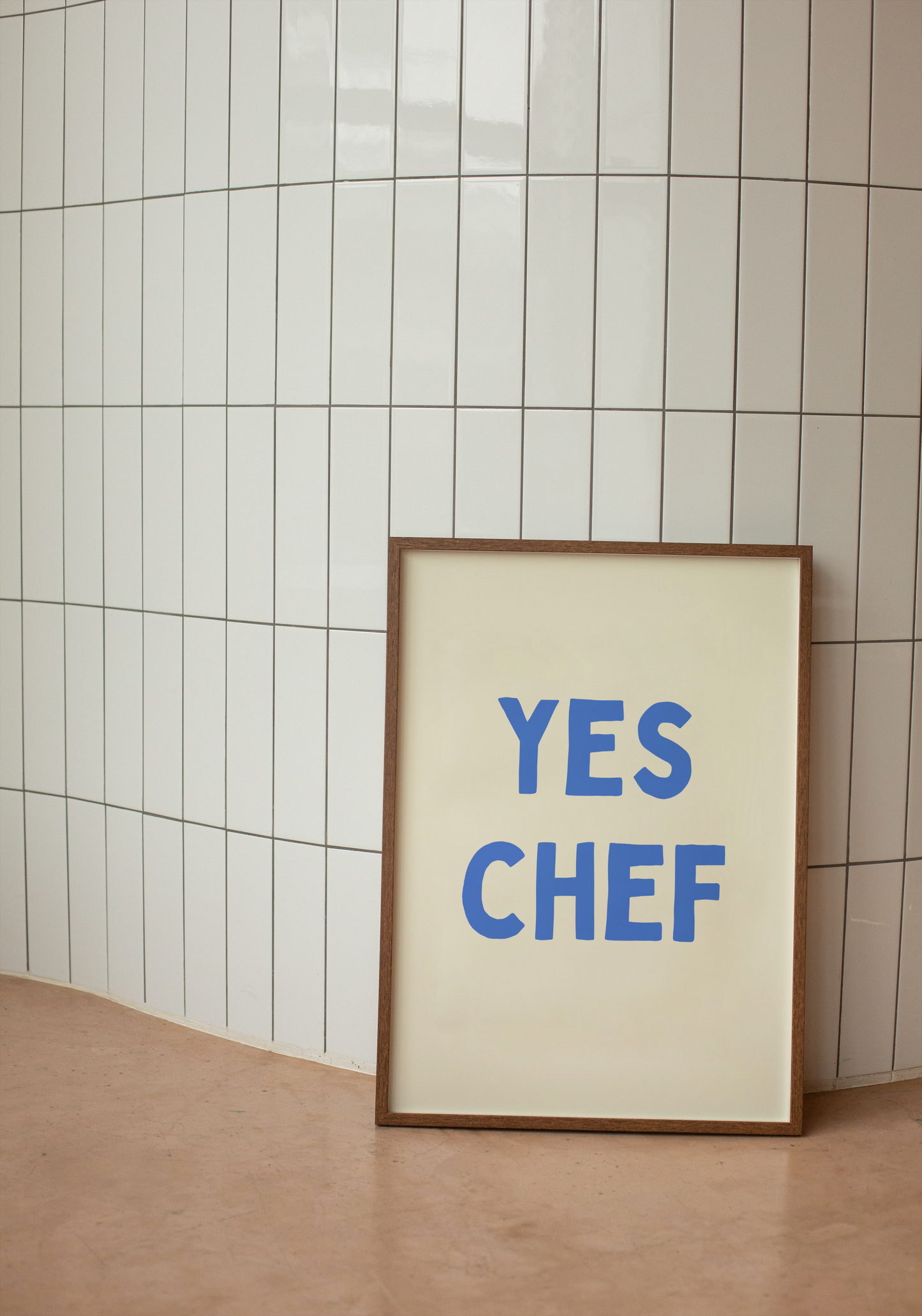 Digital Download |  Yes Chef | Blue and Cream