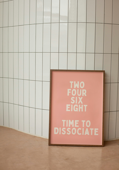 Digital Download | Two Four Six Eight | Cream and Pink