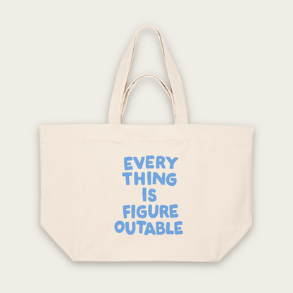 Everything Is Figureoutable | Tote Bag in Natural Raw (18530_Everything-Is-Figureoutable_STAU117_Natural-Raw_Tote-Bag_Mockup.png)