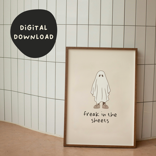 Digital Download | Freak In The Sheets | Black and Cream