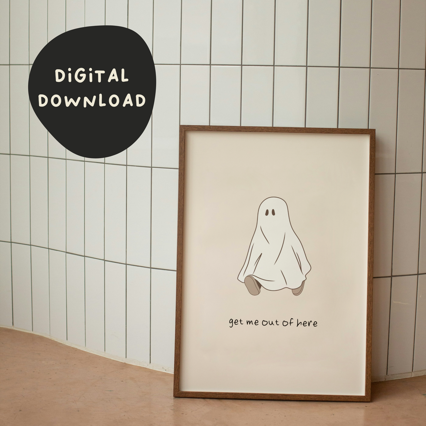 Digital Download | Get Me Out Of Here | Black and Cream